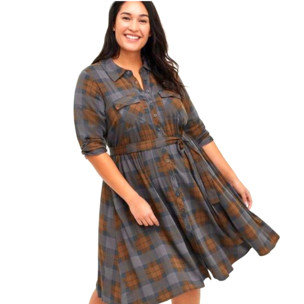 Outlander Tartan Shirtdress
